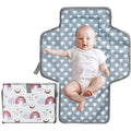 Waterproof Baby Changing Mat – Foldable Portable Diaper Changing Pad with Soft Padding, Reusable Infant Changing Station for Travel & Home