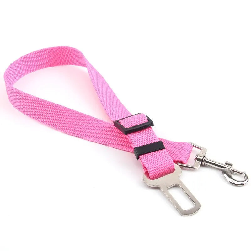 Pet Car Safety Harness – Adjustable Dog & Cat Seat Belt Strap for Secure Travel, Driving & Vehicle Protection