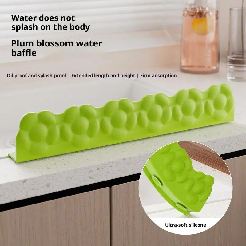 Protector contra salpicaduras de silicona para fregadero, protege la ropa de las salpicaduras de agua, protector contra salpicaduras para lavar platos, grifo de cocina