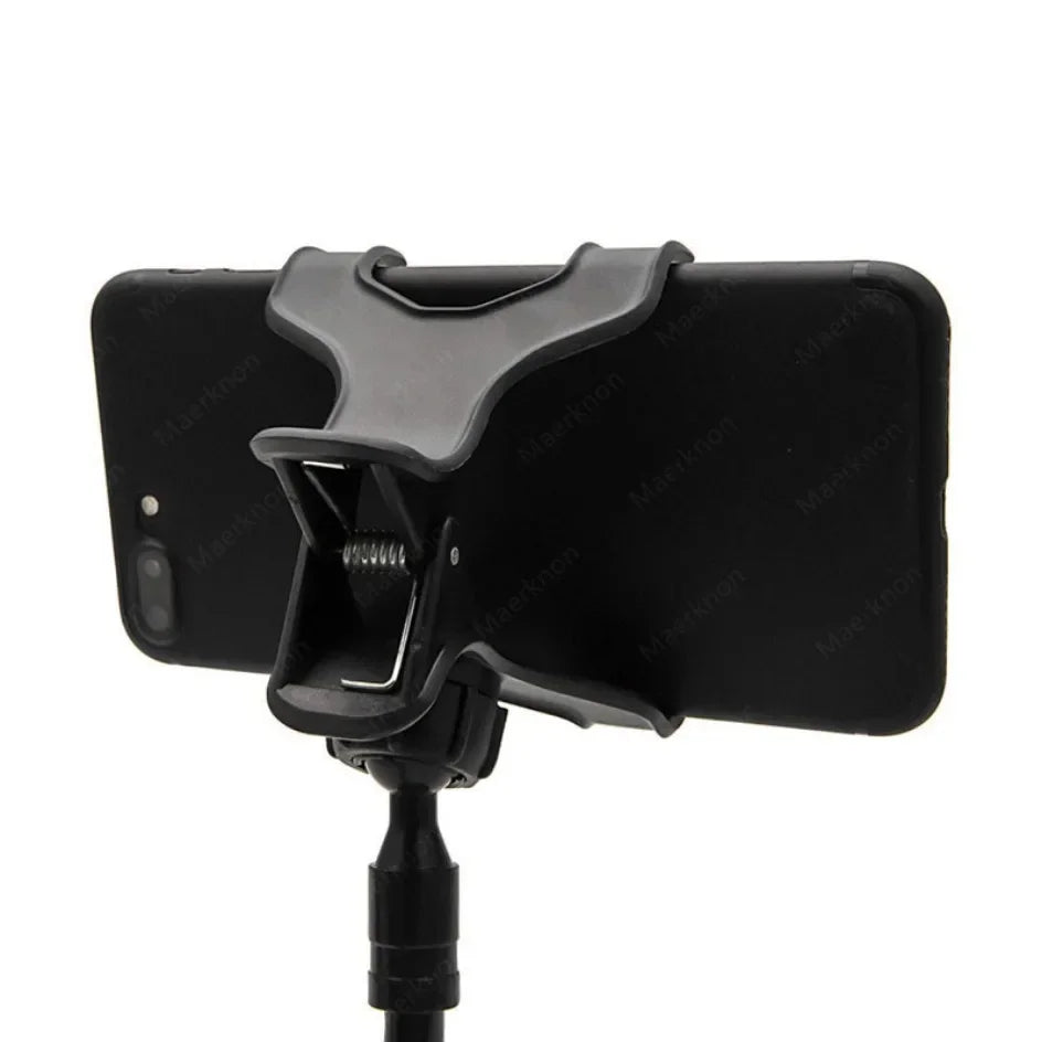 Flexible 360° Phone Holder – Adjustable Gooseneck Clip Mount for Desk & Bed