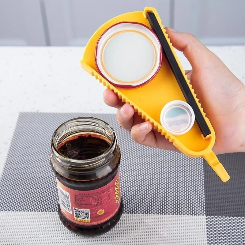 5-in-1 Multifunctional Can & Bottle Opener Tool for Jars, Caps and Kitchen Use