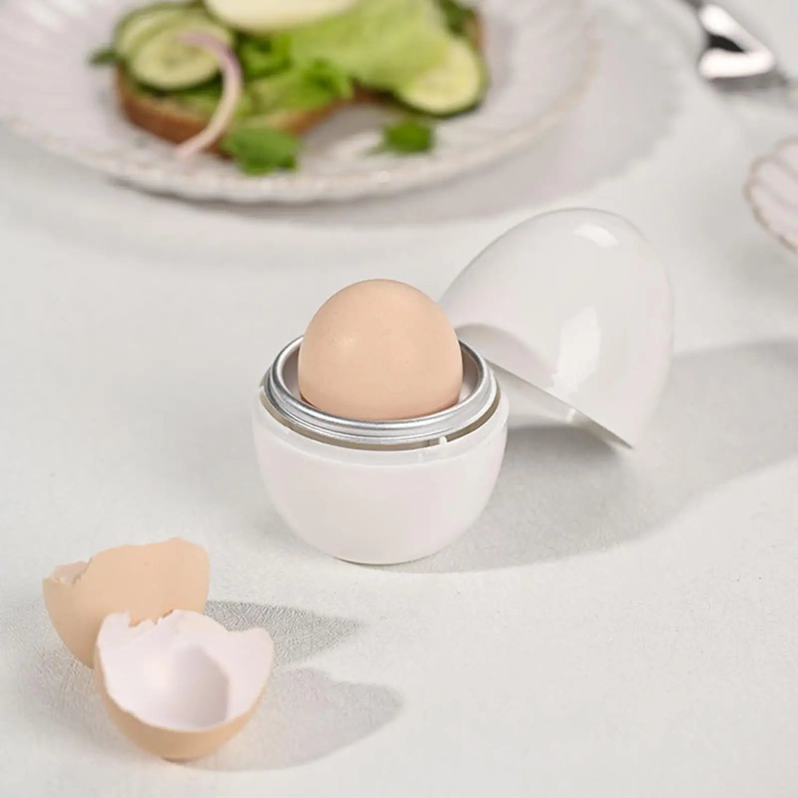 Microwave Egg Cooker – Fast Egg Boiler for Hard & Soft Boiled Eggs