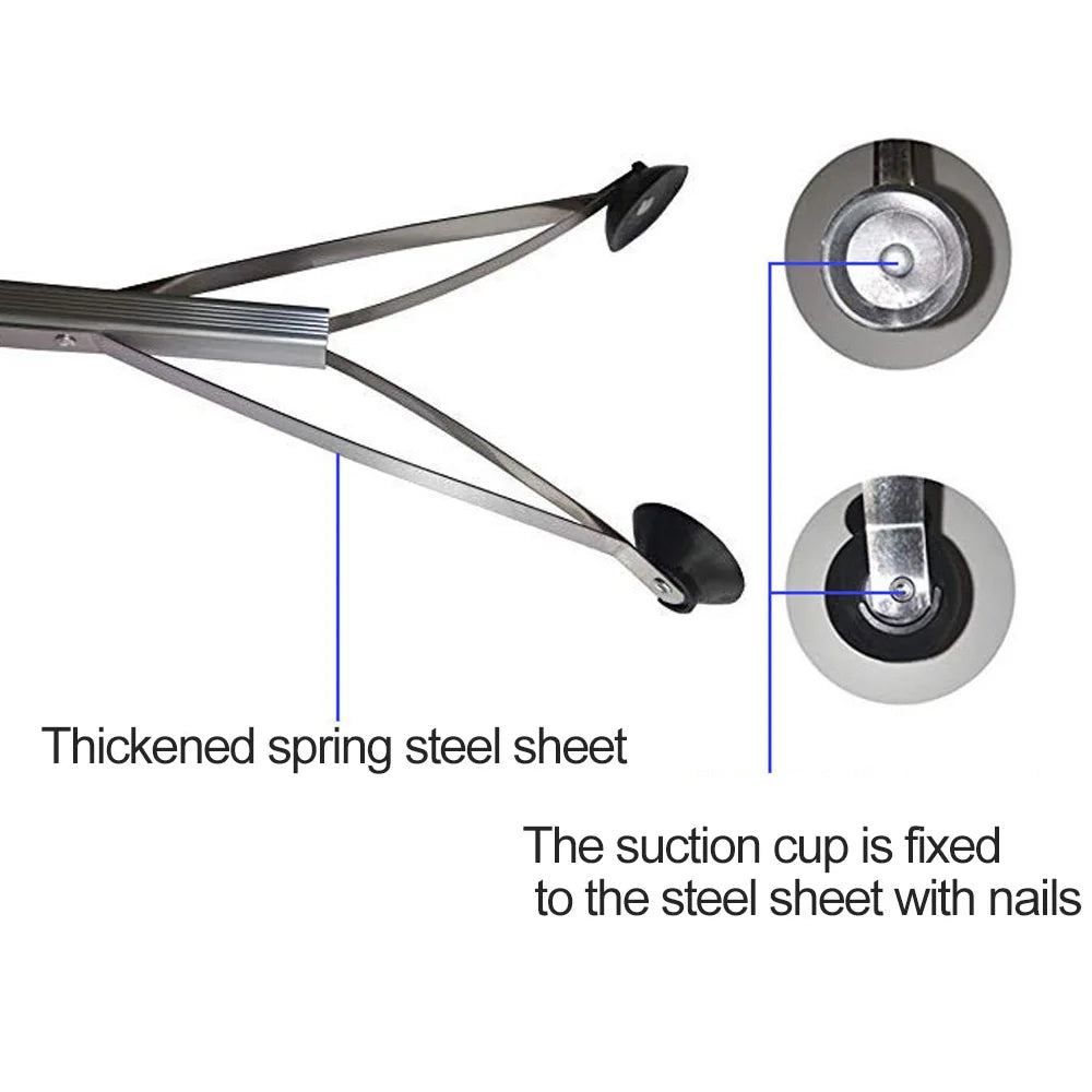 Extra Long Foldable Reacher Grabber Tool – 83 cm Lightweight Pick-Up Stick for Trash, Household Items & Hard-to-Reach Objects