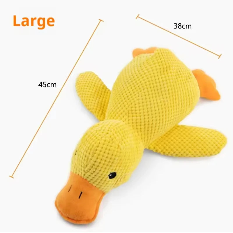 Duck Plush Dog Toy – Soft Squeaky Chew Toy for Dogs & Puppies