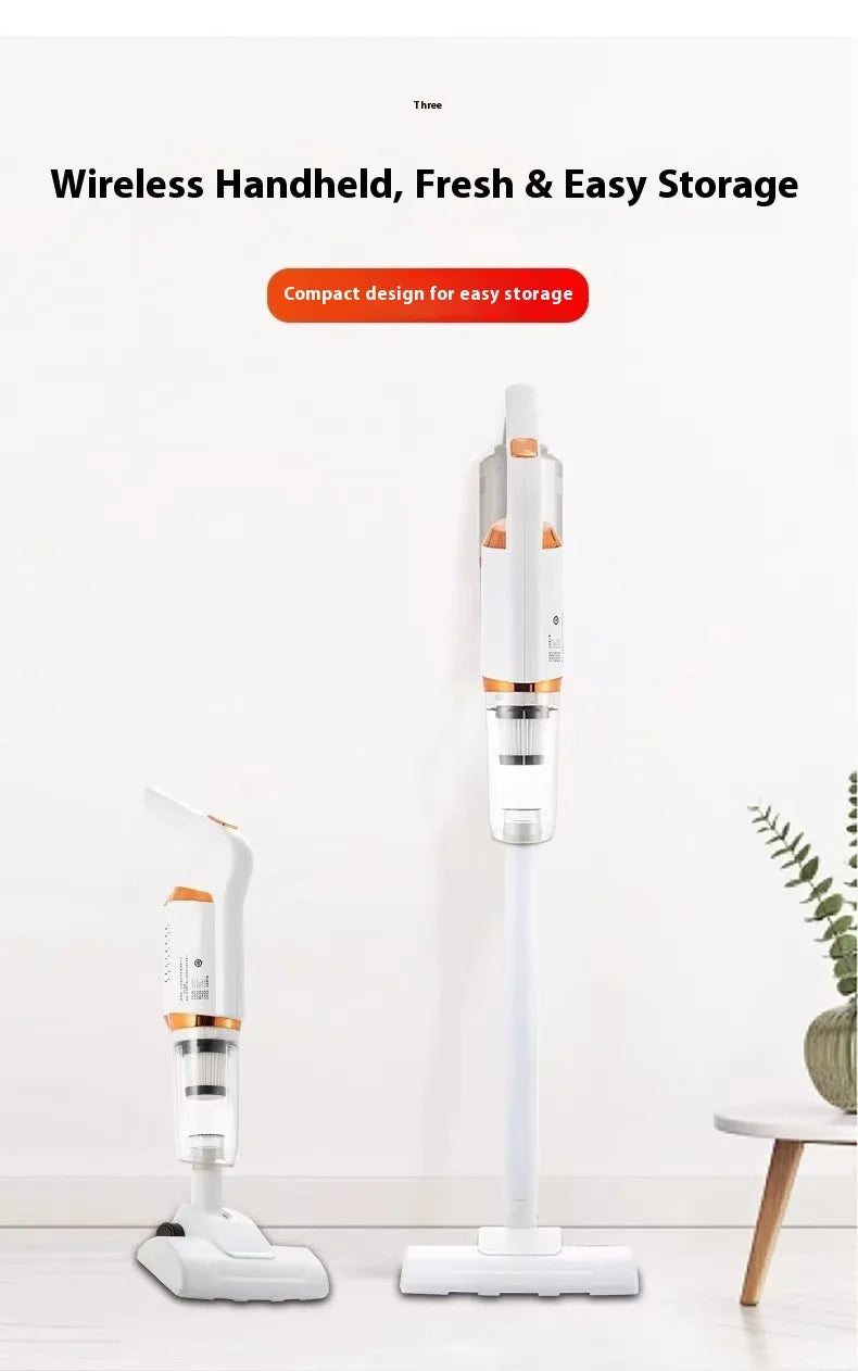 Handheld vacuum cleaner for kitchen and household messes