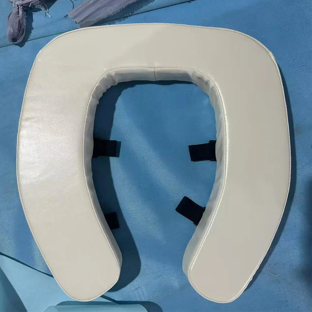 Raised Toilet Seat Cushion – Thick Waterproof U-Shaped Toilet Seat Riser with High-Density Foam for Seniors, Disabled & Post-Surgery Recovery