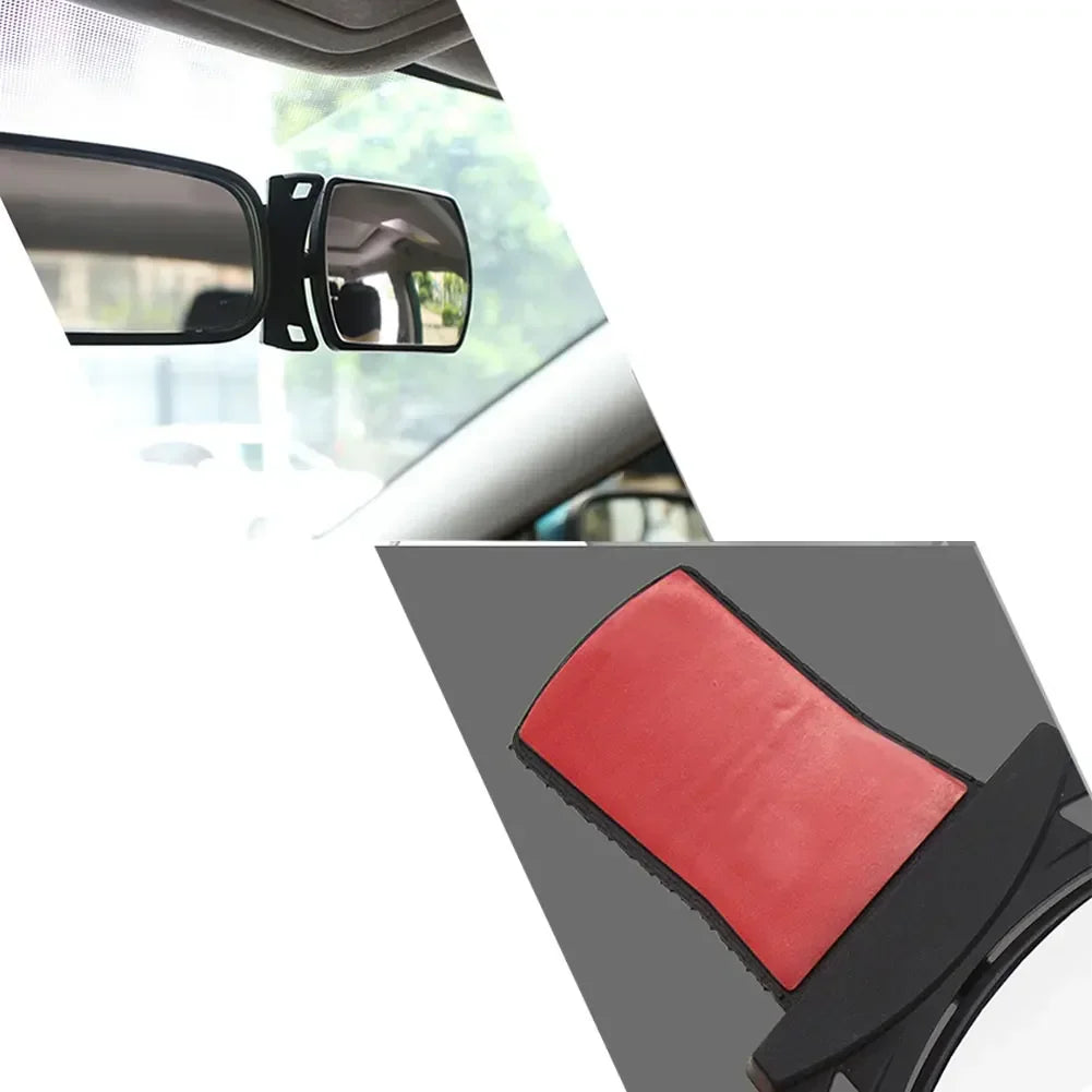 Espejo retrovisor auxiliar para autoobservación, giratorio, para bebé, espejo de seguridad para auto, espejo de seguridad para monitorear al bebé, espejo interior del auto