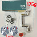 Extensor de grifo de acero inoxidable giratorio 1080°, boquilla pulverizadora para grifo, aireador mezclador de baño universal, 2 modos de pulverización