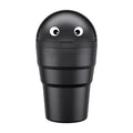Cubo de basura universal para coche, organizador de almacenamiento de coche con tapa oscilante, mini cubo de basura hermético para vehículo