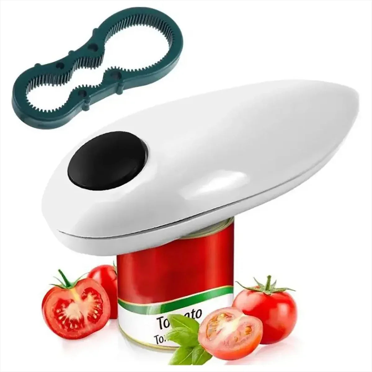 Abrelatas y tarros eléctrico, automático, de alta potencia, manos libres, sin bordes afilados, utensilio de cocina