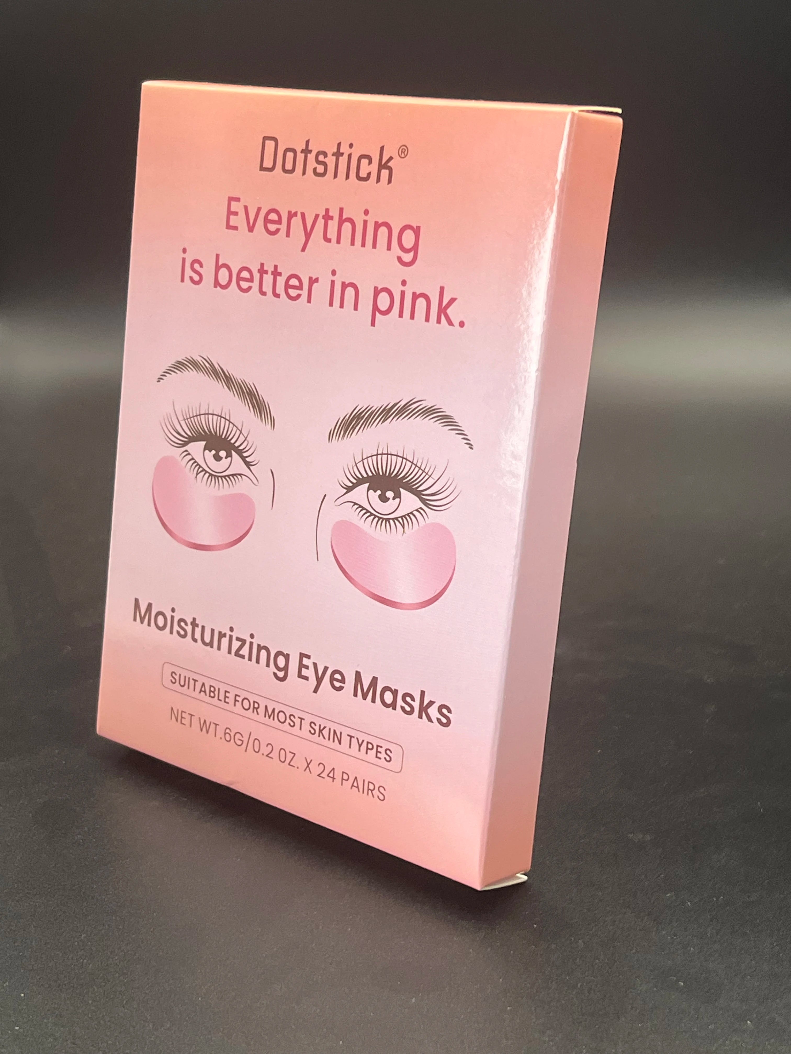 Pink Hydrating Eye Patches – 10 Pcs Moisturizing & Revitalizing