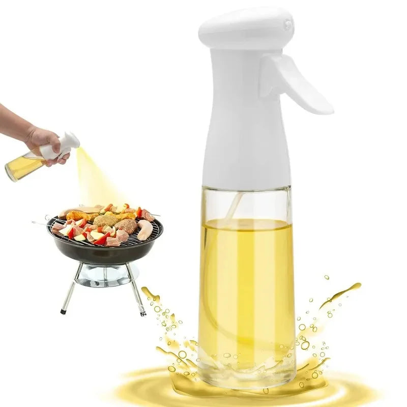 Pulverizador de aceite para cocinar - Botella pulverizadora dispensadora de aceite de oliva - Aceite y vinagre reutilizables aptos para uso alimentario, accesorios de cocina en botella pulverizadora