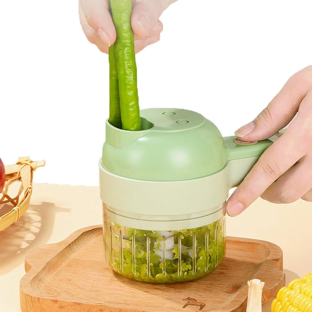 Cortador de verduras eléctrico Procesador de alimentos multifunción Picadora de carne y fruta de mano Mini y picadora USB Accesorios de cocina