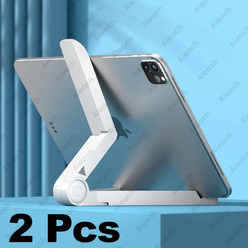 Portable Tablet & Monitor Stand – Adjustable Foldable Holder for Tablets, Kindle & Smartphones