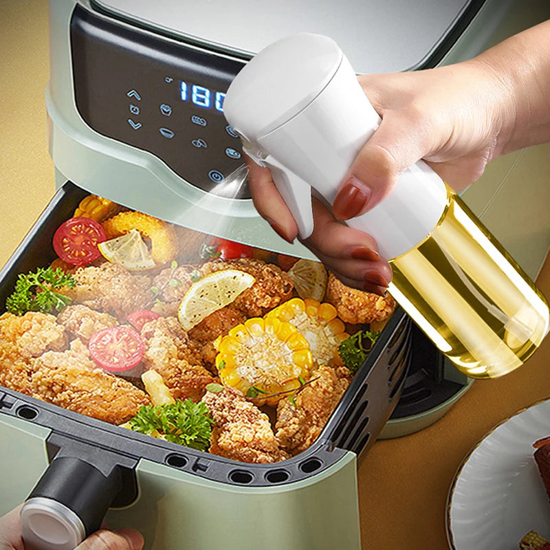 Pulverizador de Aceite para Cocinar Botella Rociadora de Aceite de Oliva para Cocina para Camping Barbacoa Hornear Vinagre Salsa de Soja 200ml 300ml