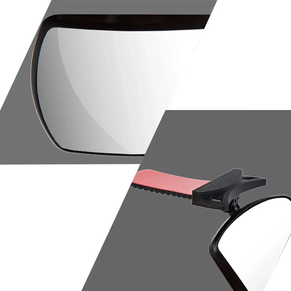 Espejo retrovisor auxiliar para autoobservación, giratorio, para bebé, espejo de seguridad para auto, espejo de seguridad para monitorear al bebé, espejo interior del auto