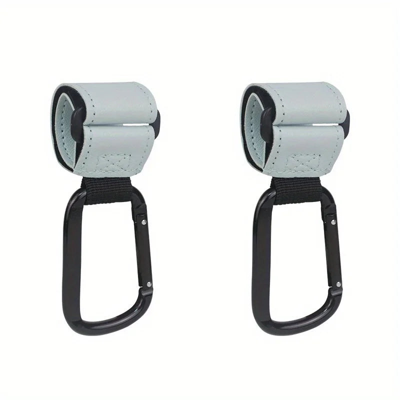 Universal Stroller Hooks – Heavy Duty Organizer Clips for Diaper Bags, Shopping Bags, Car Seats & Baby Strollers