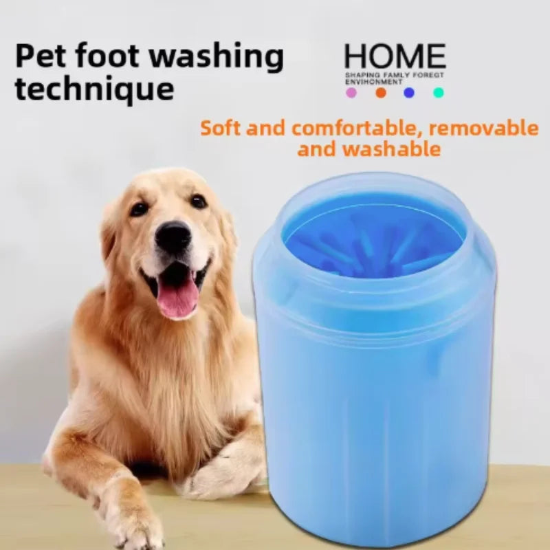 Dog Paw Cleaner Cup – Portable Silicone Foot Washer for Mud, Dirt & Outdoor Paw Cleaning