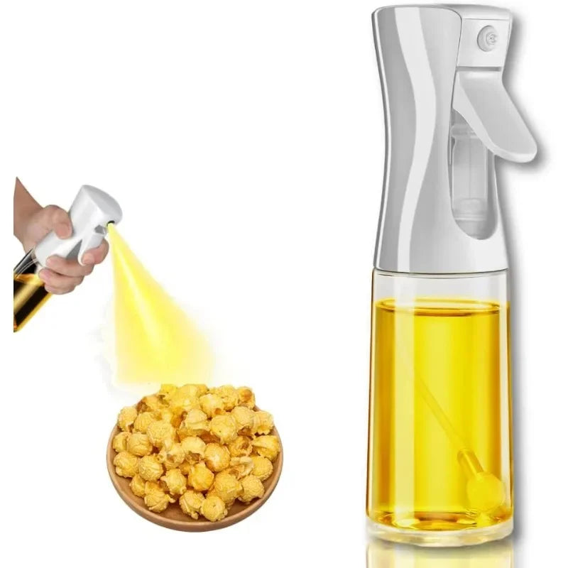 Pulverizador de aceite para cocinar - Botella pulverizadora dispensadora de aceite de oliva - Aceite y vinagre reutilizables aptos para uso alimentario, accesorios de cocina en botella pulverizadora