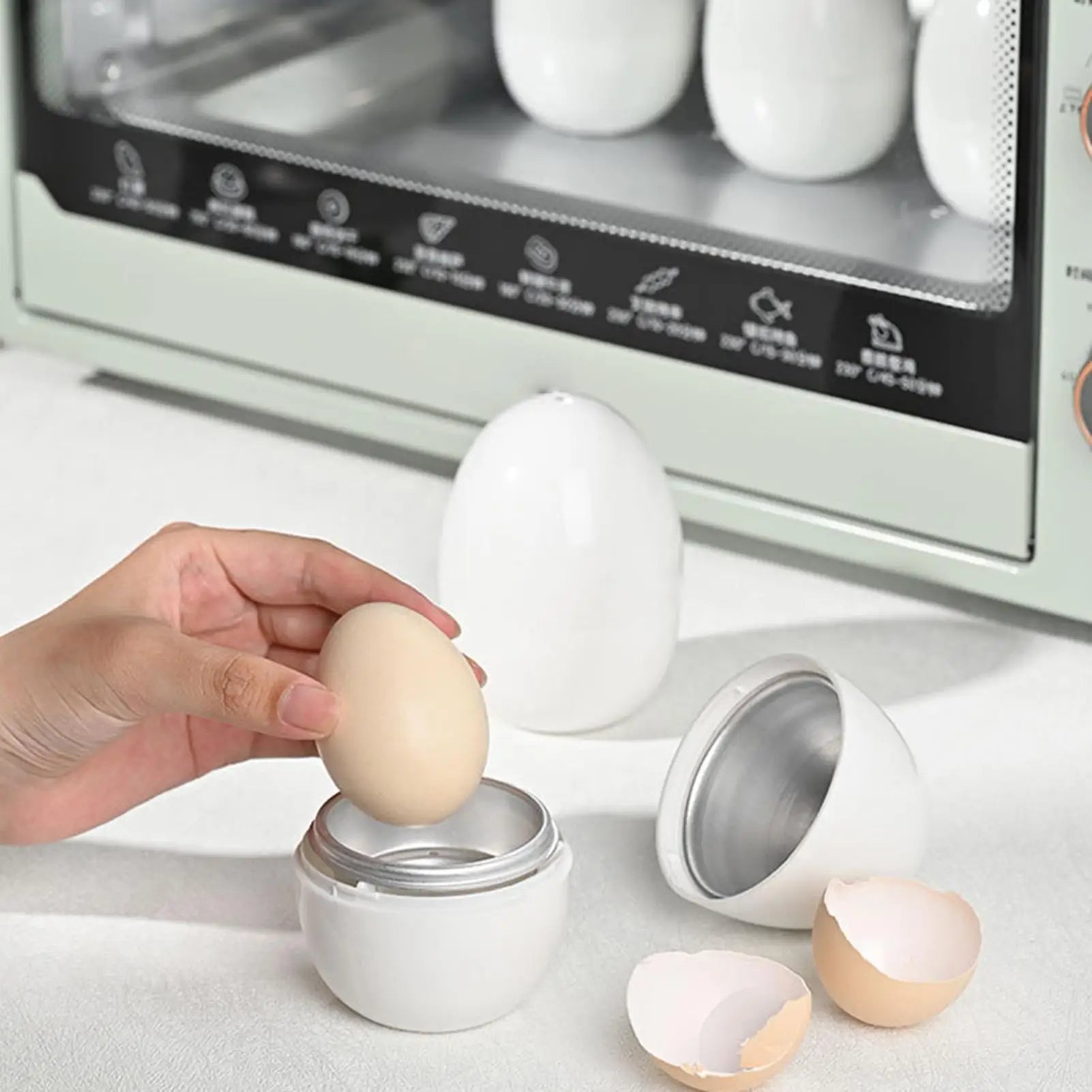 Microwave Egg Cooker – Fast Egg Boiler for Hard & Soft Boiled Eggs