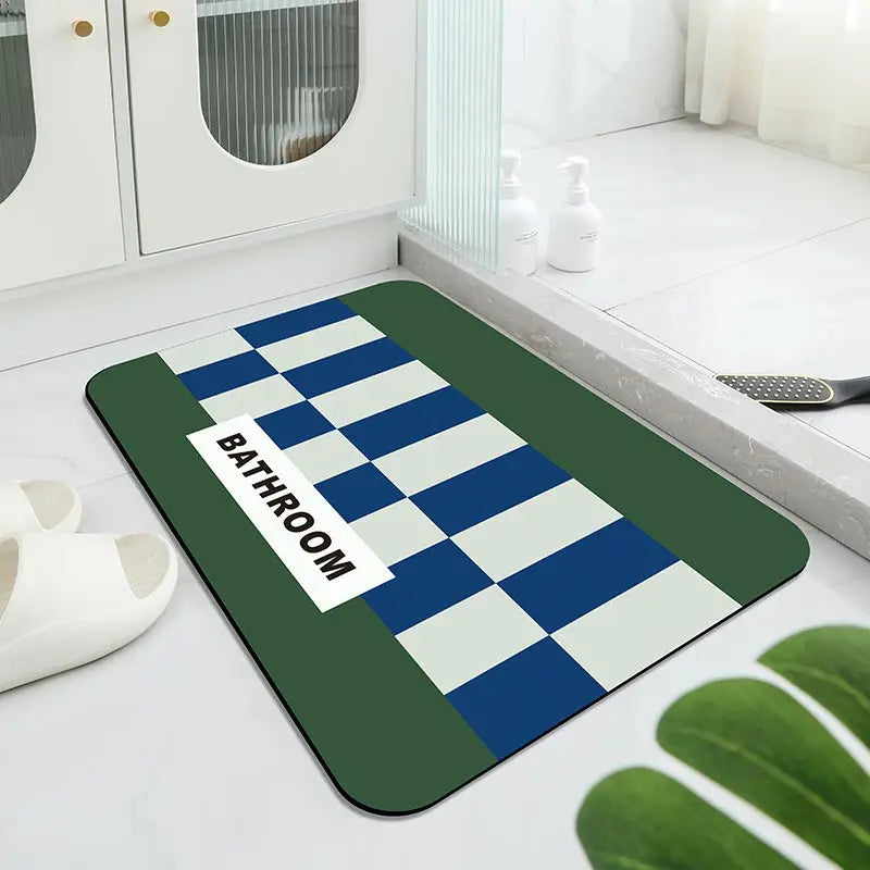 Non-Slip Memory Foam Bath Mat – Soft Absorbent Bathroom Rug with Anti-Slip Backing for Bathroom, Bedroom, Entryway & Laundry Room