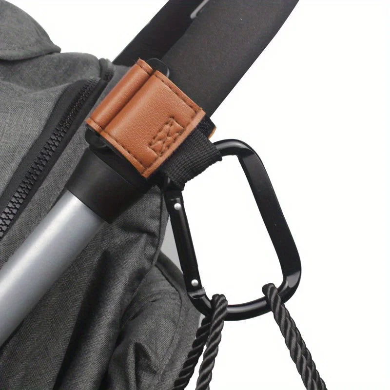 Universal Stroller Hooks – Heavy Duty Organizer Clips for Diaper Bags, Shopping Bags, Car Seats & Baby Strollers