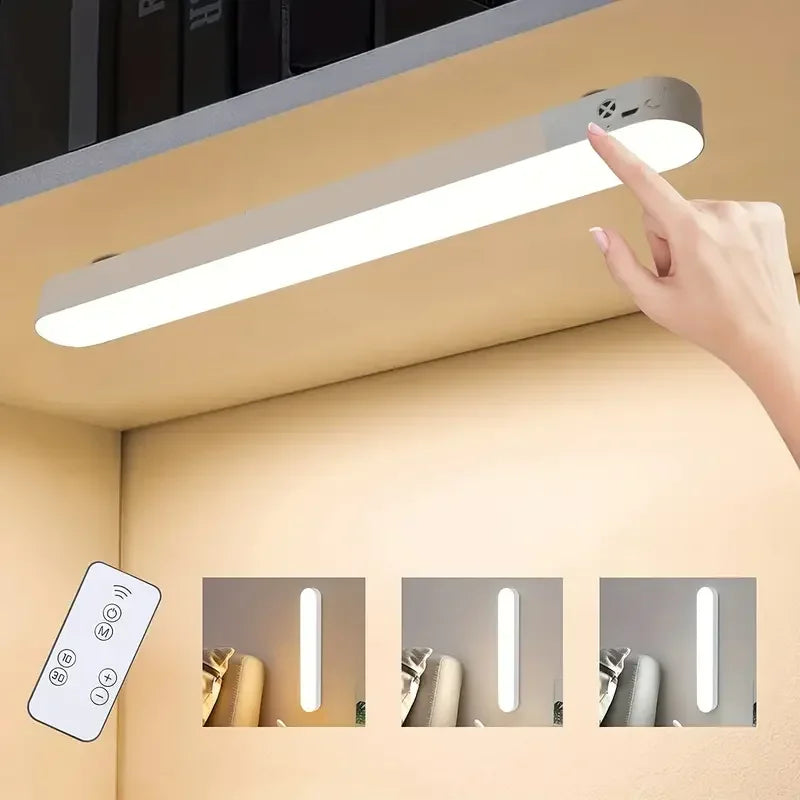 Rechargeable Magnetic LED Desk & Wall Light with Remote Control