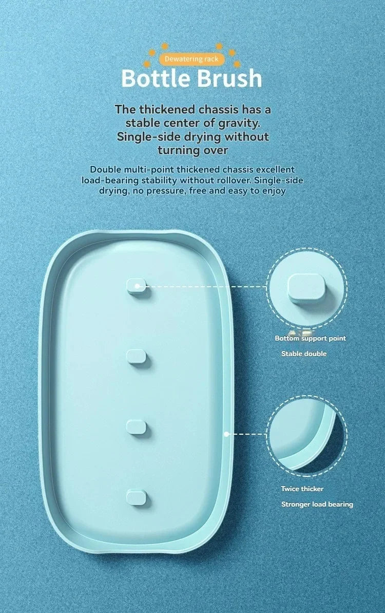 /Estante escurridor para biberones Estante de secado conveniente Estante escurridor colgante Estante de secado para tazas de agua de bebé Soporte