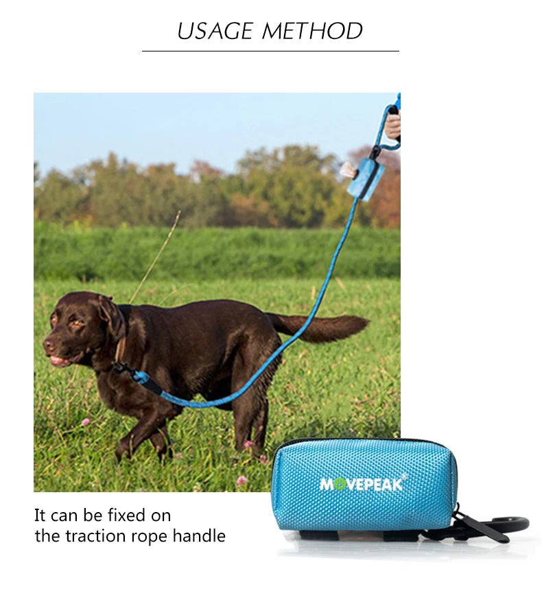 Soporte para Bolsas de Excrementos de Perro para Correa Accesorio Ajustable para Bolsas de Basura de Viaje Pequeñas Dispensador de Bolsas de Excrementos para Perros Herramientas de Limpieza para Mascotas