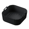 Revestimientos de silicona de 22.5cm para freidoras de aire, cestas antiadherentes reutilizables para Ninja AF181 AF180 AF141 AF140 y otros accesorios para freidoras de aire de 5-8QT