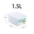 Refrigerator Storage Container with Drain Basket for Fruits & Vegetables