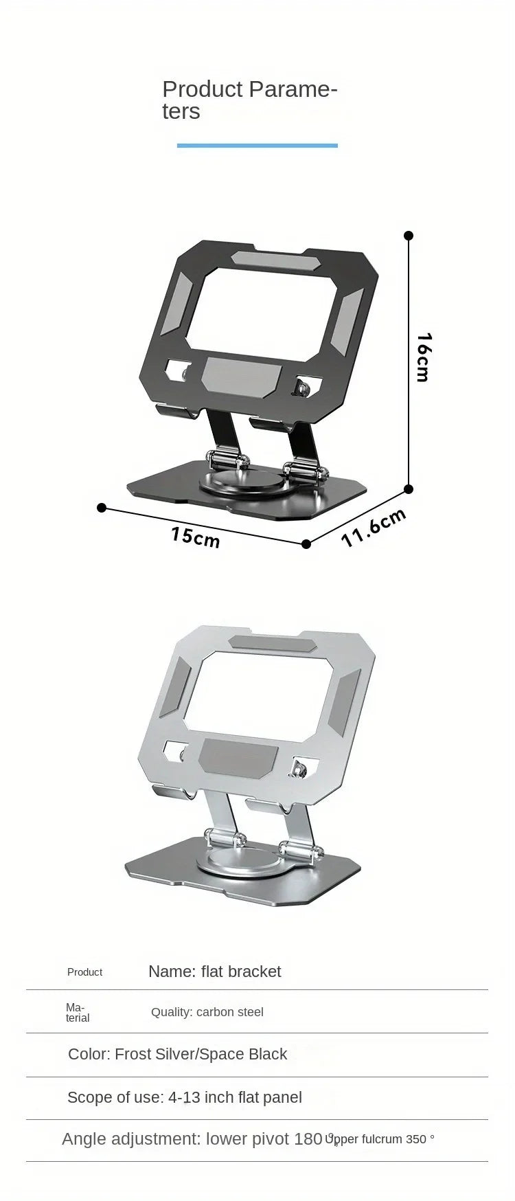 360° Rotating Adjustable Tablet & Phone Stand