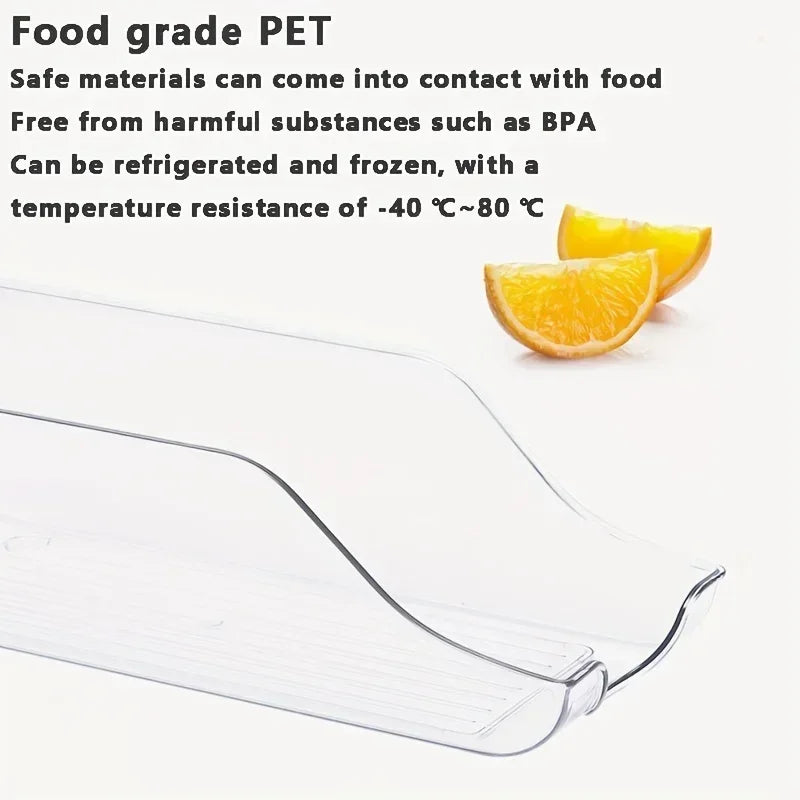 Auto-Rolling Can Dispenser for Refrigerator & Pantry Organization