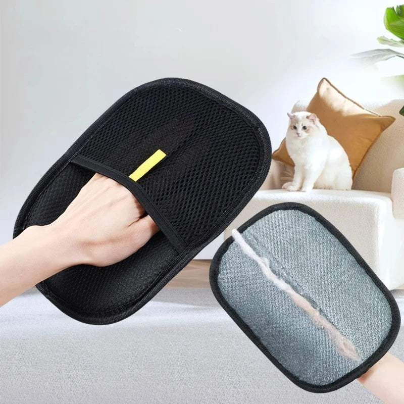 Removedor de Pelo de Mascotas Portátil Guantes Despeluzadores Lavables para Ropa Productos de Limpieza para Mascotas Accesorios para Mascotas