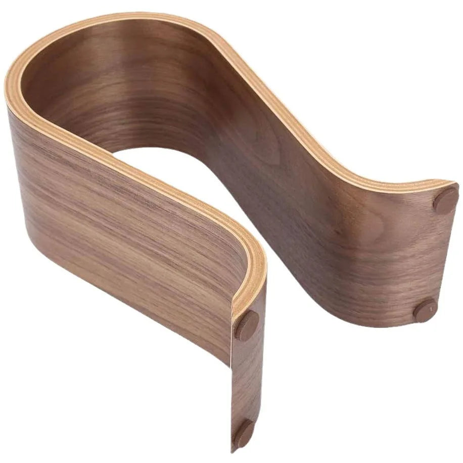 U-Shaped Wooden Headphone Stand – Premium Walnut Desktop Display Holder for All Headphones