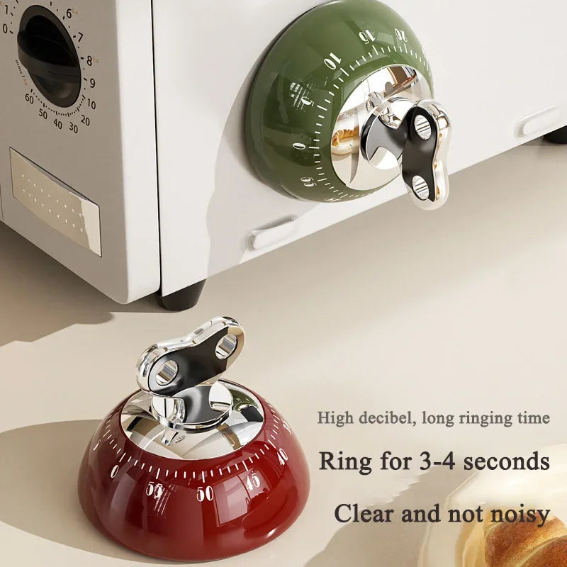 Temporizador magnético de cocina Manual, Reloj despertador con cuenta regresiva, Temporizador digital mecánico de cocina, Cronómetro de estudio para cocinar y ducha