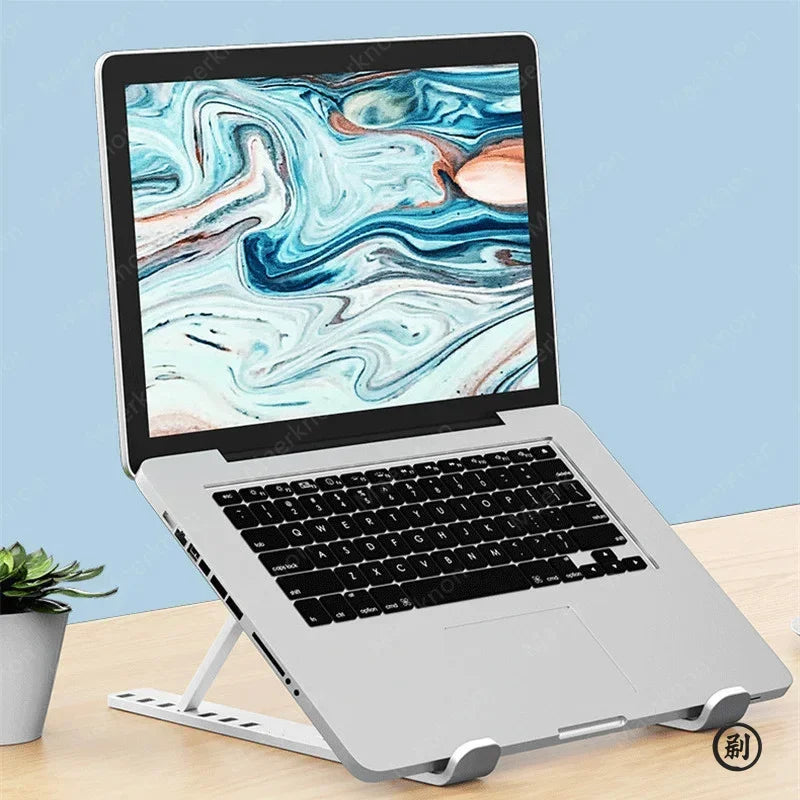 Foldable Adjustable Laptop Stand for 10–15 Inch Laptops & Tablets