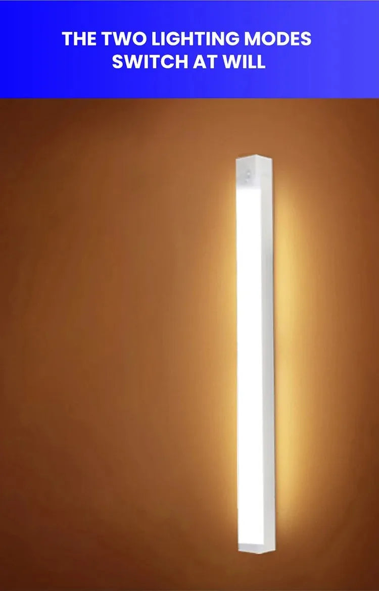 Rechargeable Motion Sensor LED Light – USB-C Wireless Under Cabinet & Closet Light