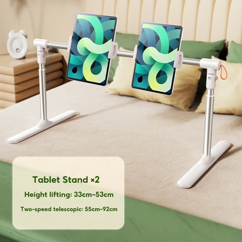 Adjustable Aluminum Tablet & Phone Stand – Foldable Desktop Holder for iPad, Tablets & Smartphones