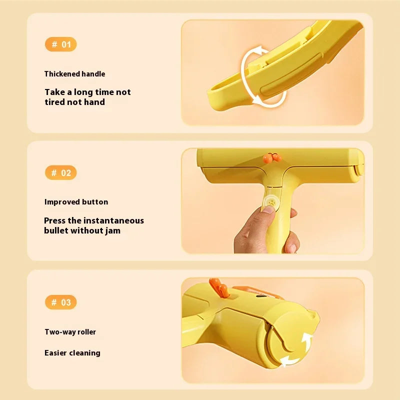 Removedor de pelo de mascotas, quitapelos de gato, mango para perro, rodillo quitapelos, puesto para cama, removedor de pelo raspado y flotante