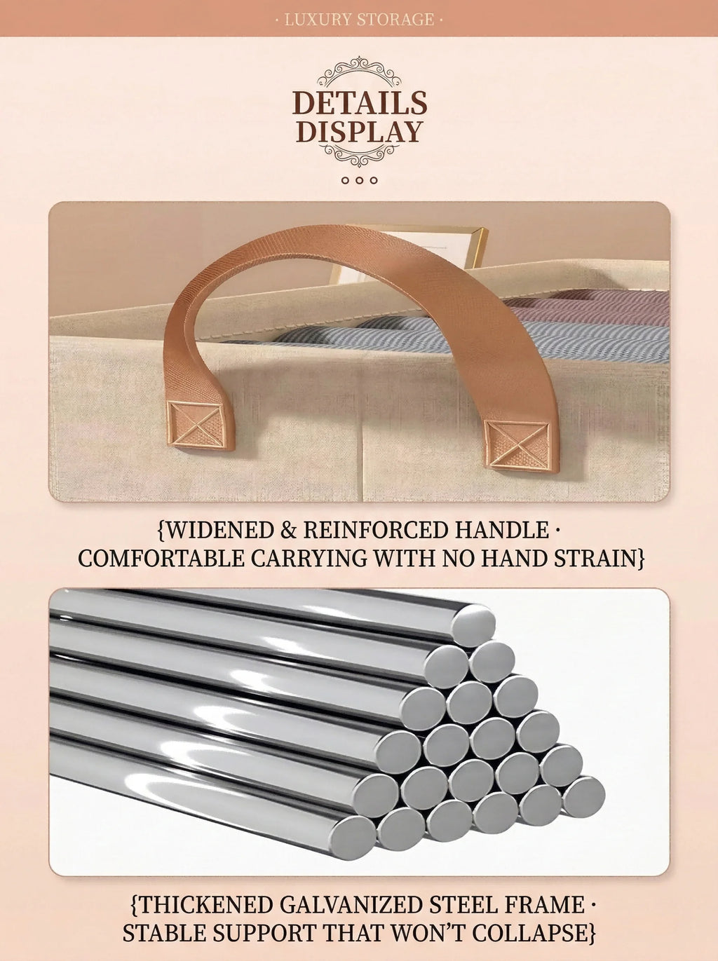 Caja Organizadora de Tela Plegable para el Hogar, Organizador de Armario para Ropa y Pantalones, Solución de Almacenamiento por Capas