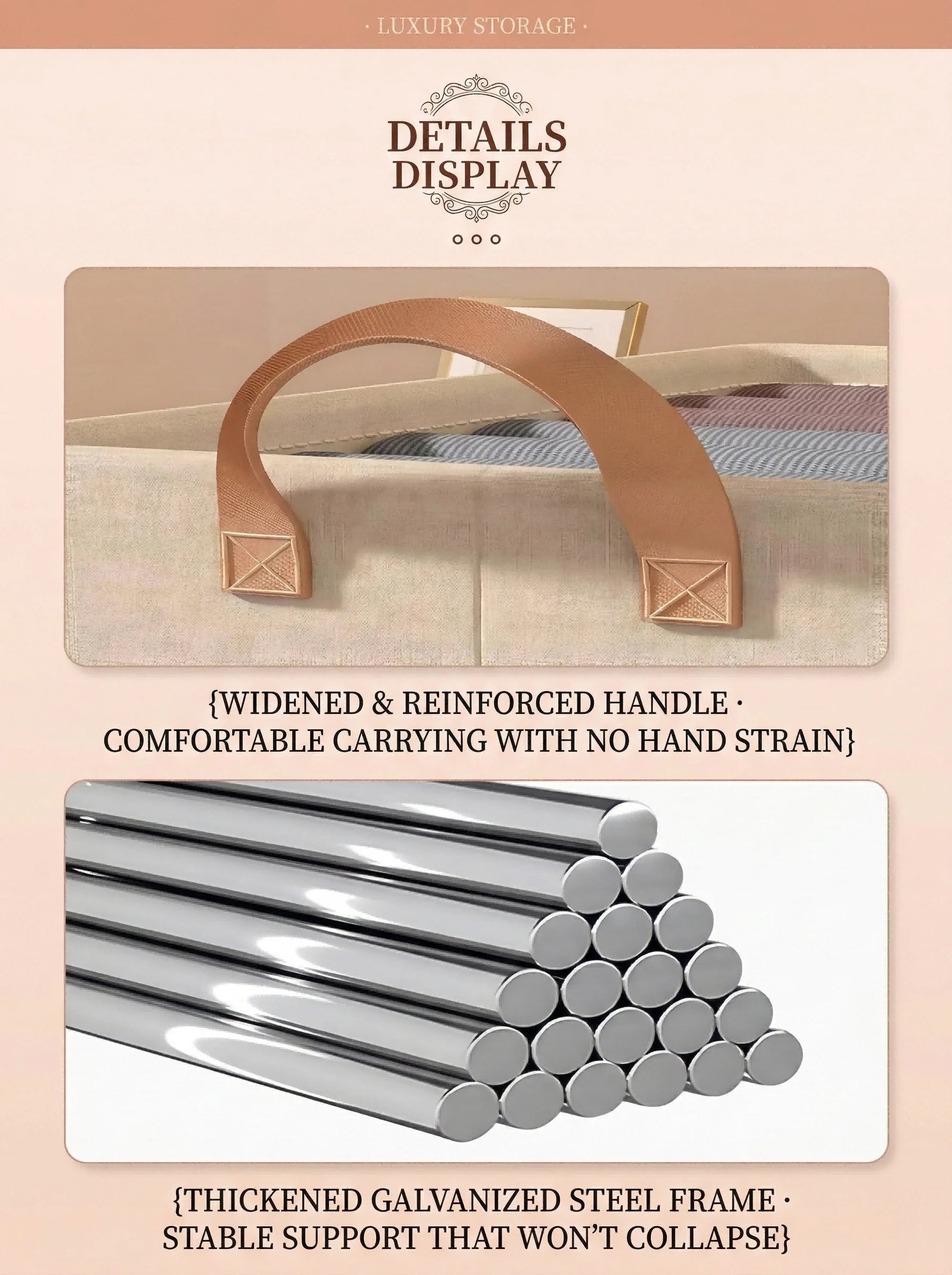 Caja Organizadora de Tela Plegable para el Hogar, Organizador de Armario para Ropa y Pantalones, Solución de Almacenamiento por Capas