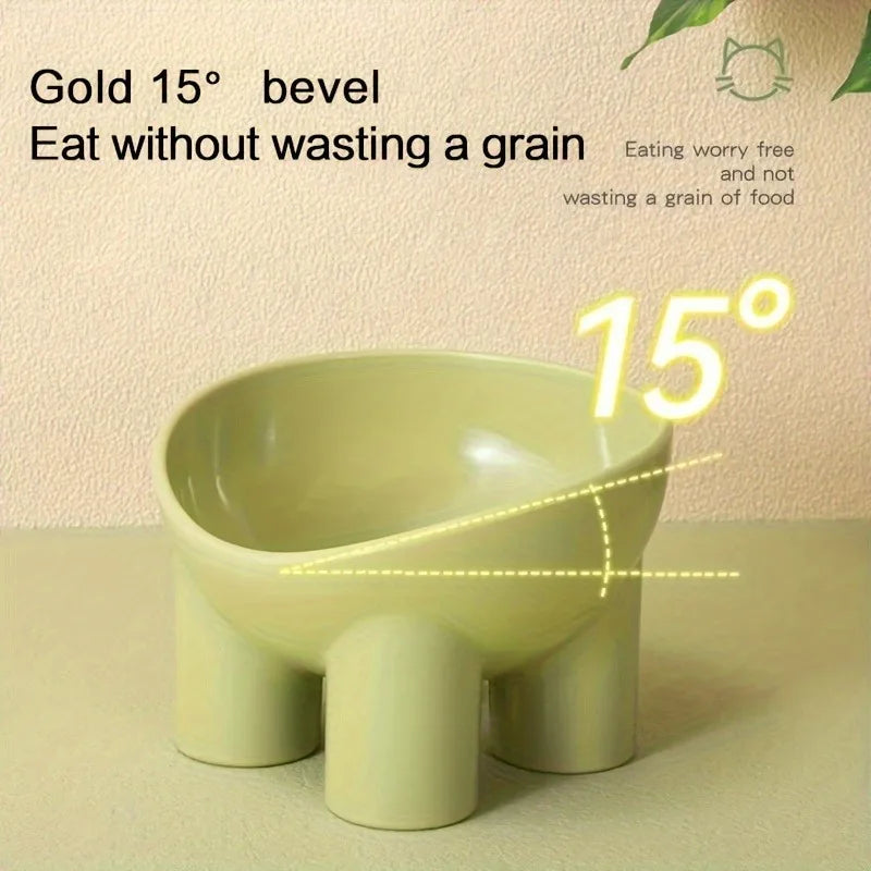 Elevated Cat Bowl with Stand – Raised Pet Food & Water Dish for Comfortable Feeding & Better Posture