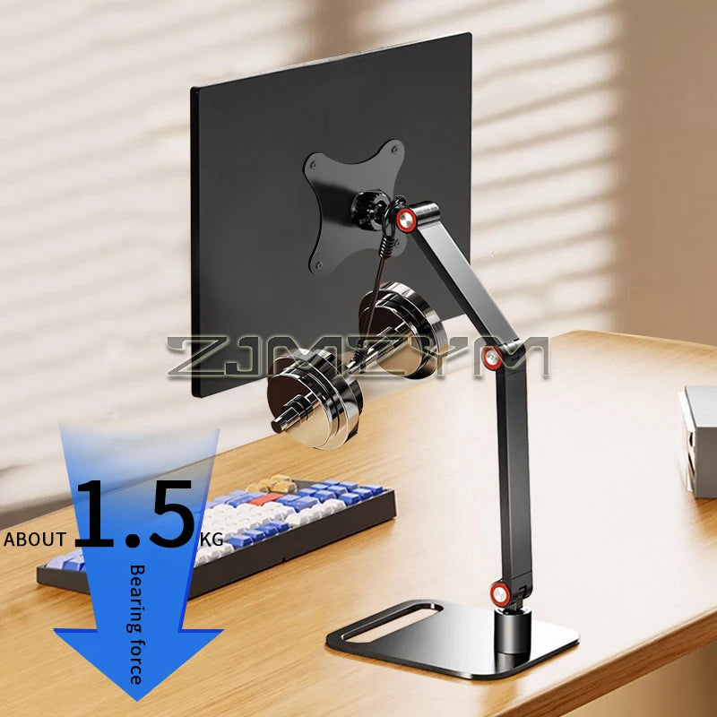 Adjustable Foldable Monitor Stand for 13–24 Inch Monitors & Laptops