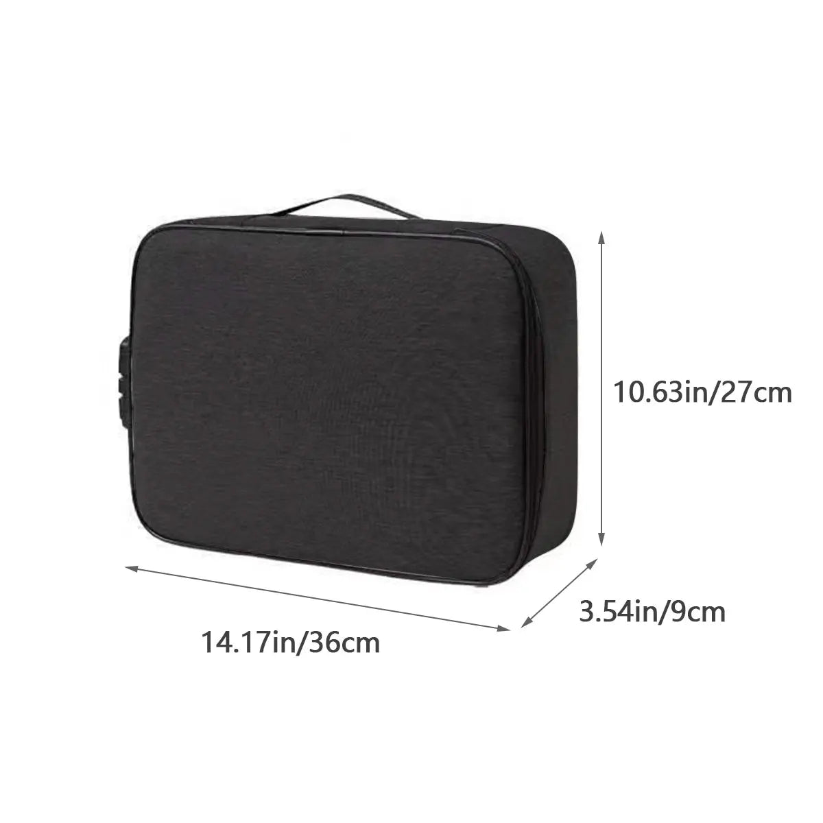 Waterproof Document Organizer – Lockable File Storage Case for Passports, Cards & Certificates