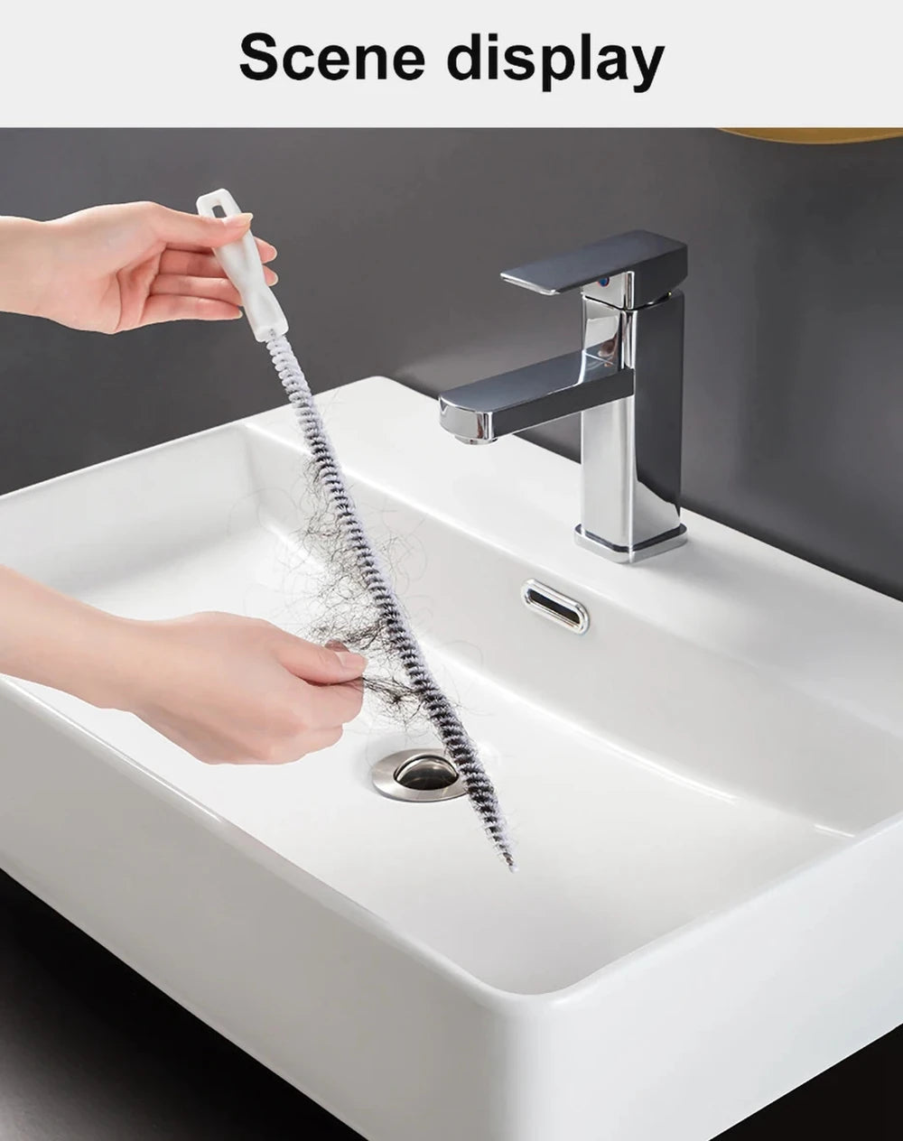 Flexible Drain Cleaning Brush