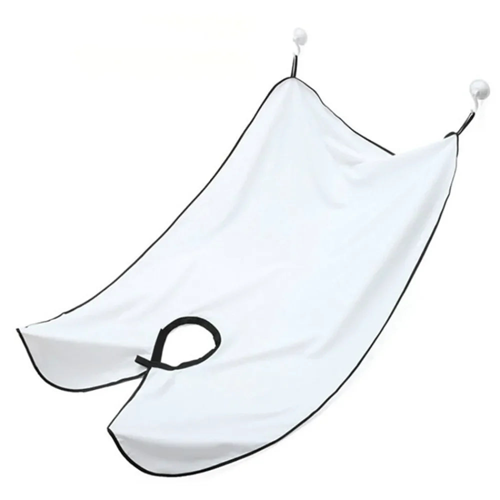 Men's Beard Shaving Apron – Suction Wall Mirror Haircut Cape