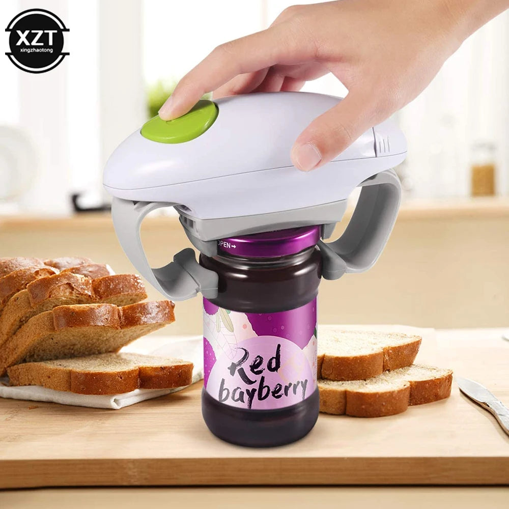 Abrelatas eléctrico automático para restaurantes, abrebotellas a pilas, abrelatas manual para botes y tarros, herramientas de cocina, utensilios de cocina