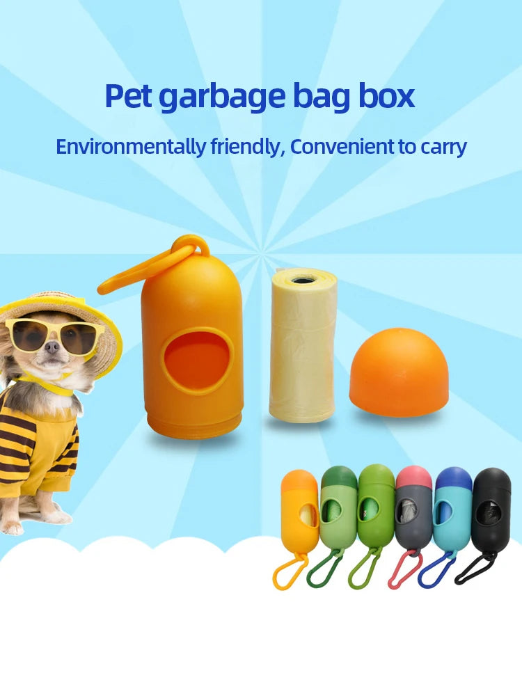Dog Poop Bag Dispenser – Portable Pet Waste Bag Holder for Easy Cleanup During Walks & Outdoor Activities