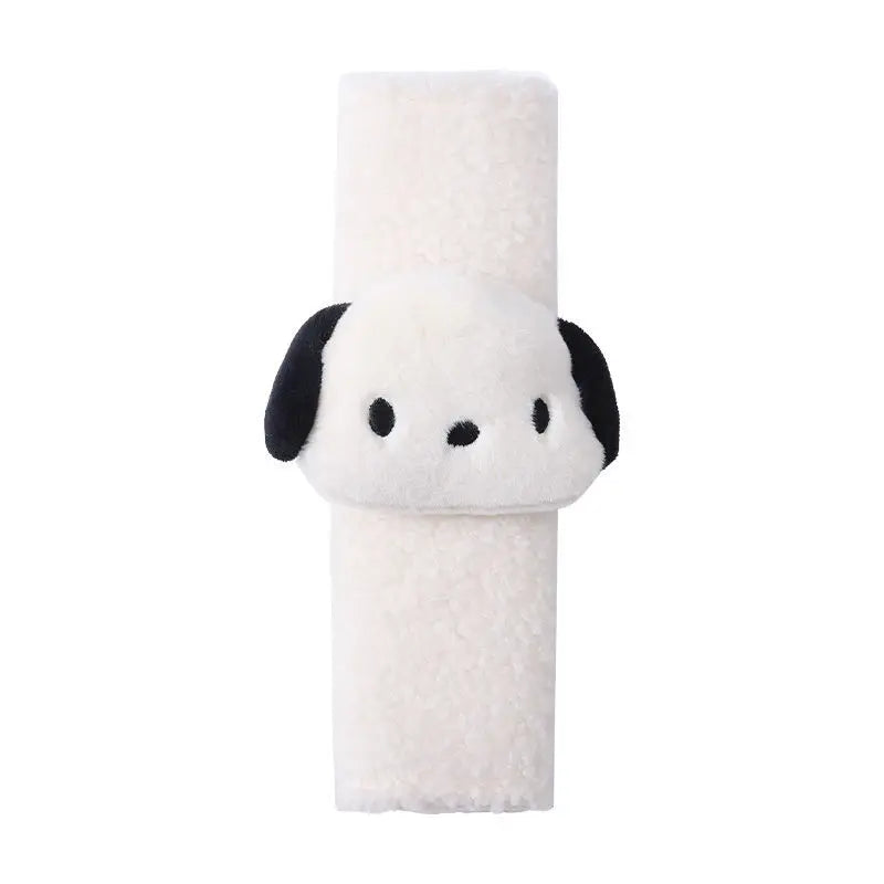 Soft Car Seat Belt Shoulder Protector – Plush Comfort Cover for Dogs, Pets & Vehicle Travel Accessories